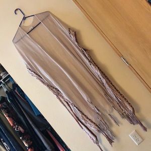 Light pink cardigan/shawl